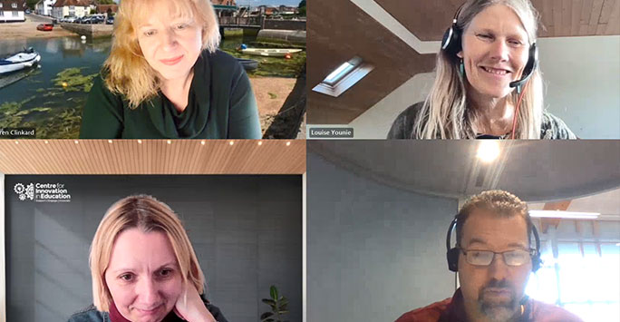 Host and Guests In Online Meeting