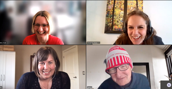 Host and Guests in Online Meeting