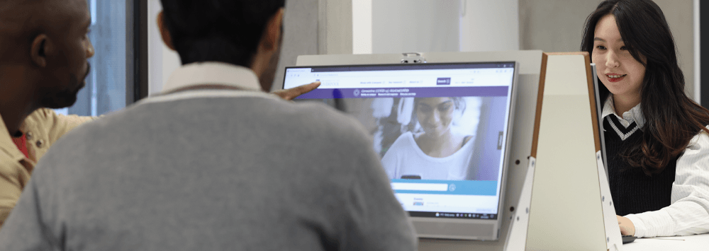 Students Working with Computers
