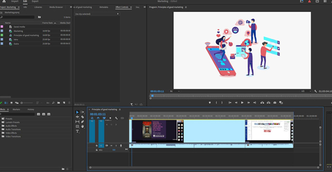 Premiere Pro, part of the Adobe Creative Cloud software suite