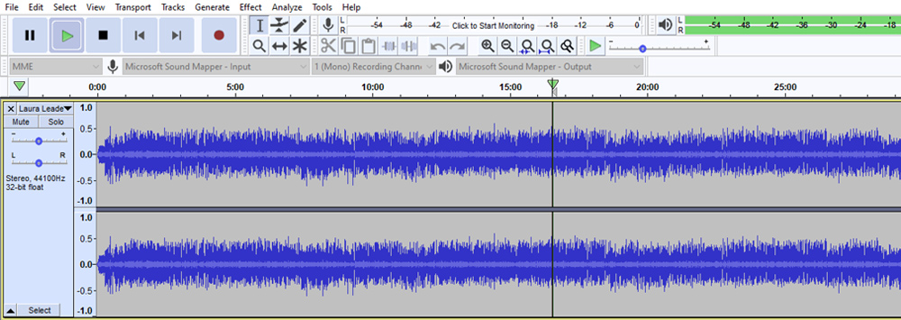 Audacity Software in Action