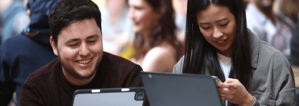 Students Using Mobile Devices