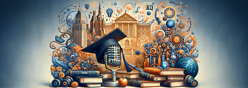 Abstract University Education Podcast