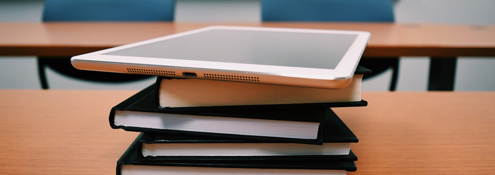 Tablet and Books