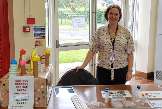 Amy Chadwick visits a primary school science fair