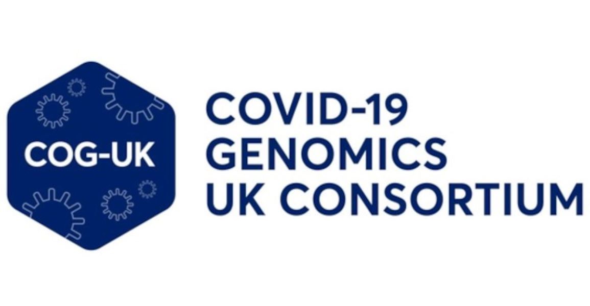 An image of the COGUK - COVID-19 Genomics UK Consortium - logo