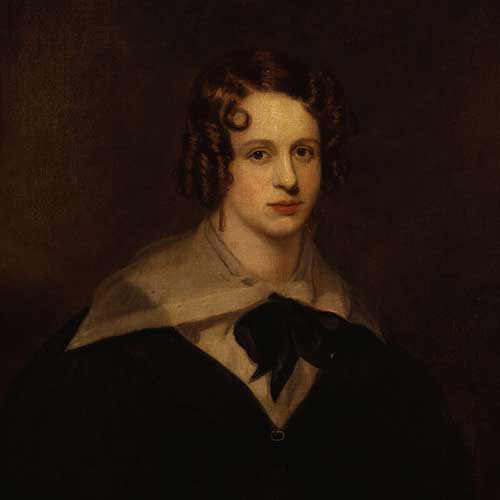 A portrait of 19th century English poet Felicia Hemans