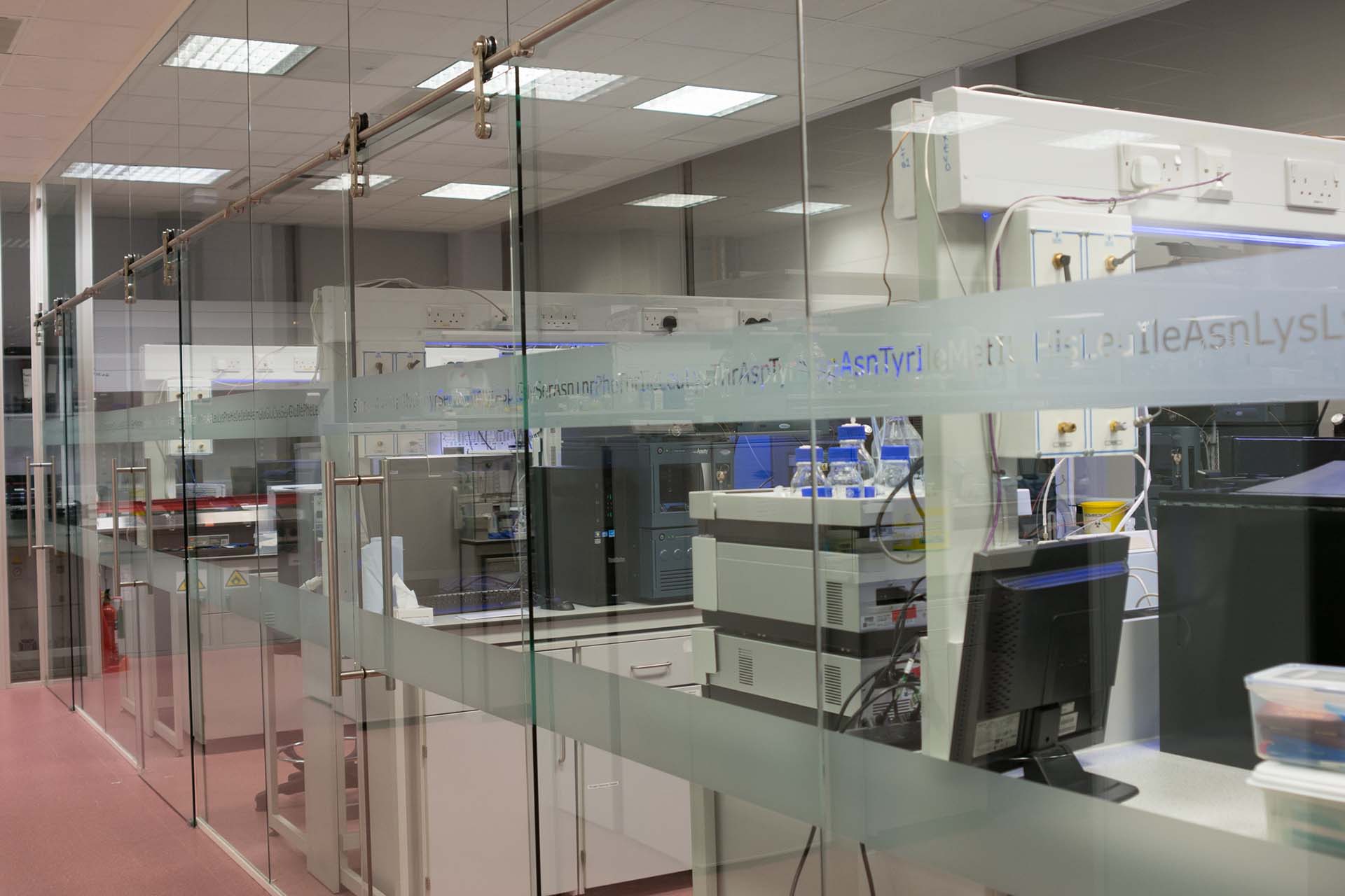 An image of equipment at the Centre for Proteome Research