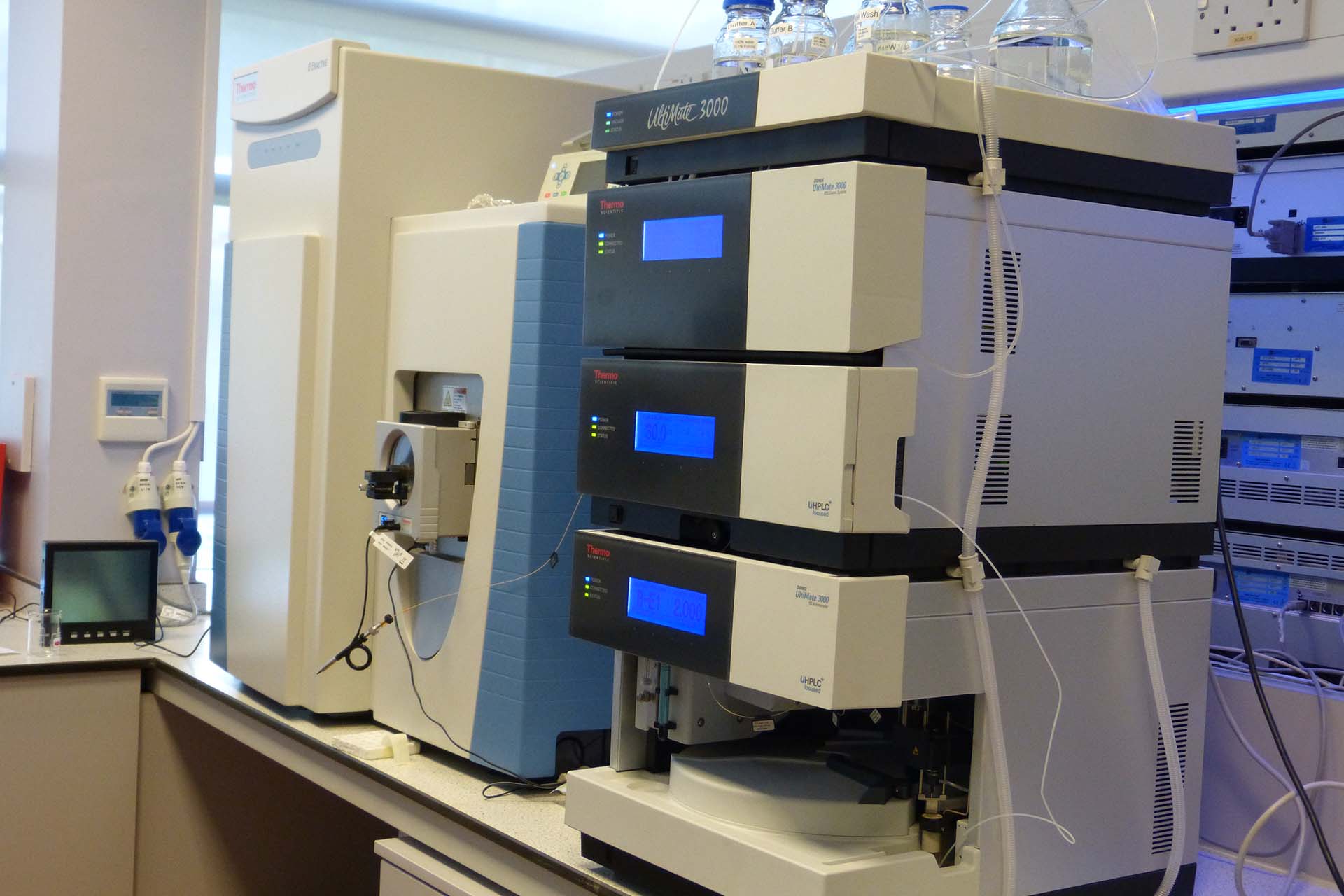 An image of equipment at the Centre for Proteome Research