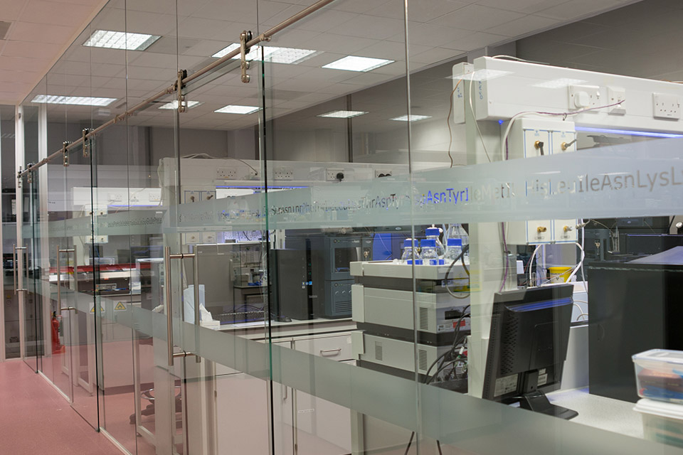 Laboratory facilities at the Centre for Proteome Research