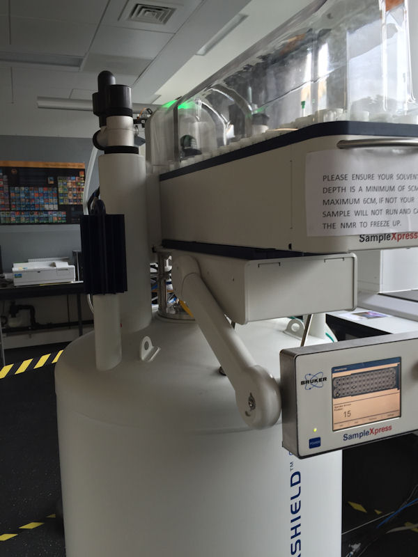 SampleExpress on Fourier300 Bruker NMR spectrometer
