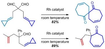 Facile and chemoselective rhodium-catalysed intramolecular hydroacylation of α,α-disubstituted 4-alkylidenecyclopropanals