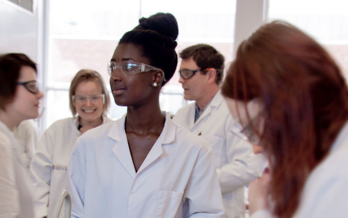 Students in Chemistry Lab