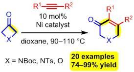 Nickel-catalyzed activation of carbon-carbon bond