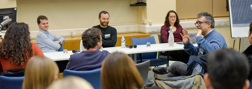 Members of the CBF team doing a panel discussion