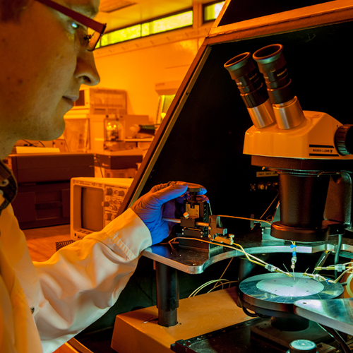 PostGraduate Student in a Lab doing Research