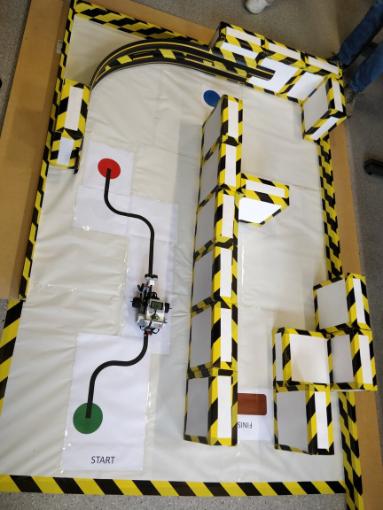 Robot track at the Summer School