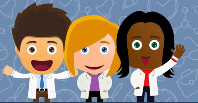 The Meet the Scientists Characters