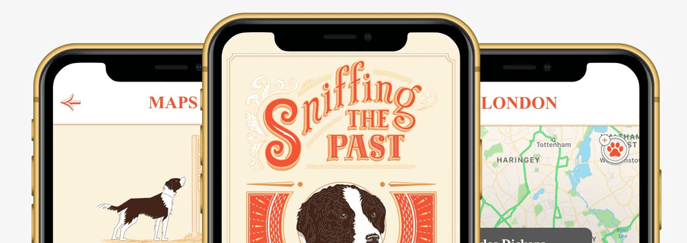 Sniffing the Past Mobile App Screens