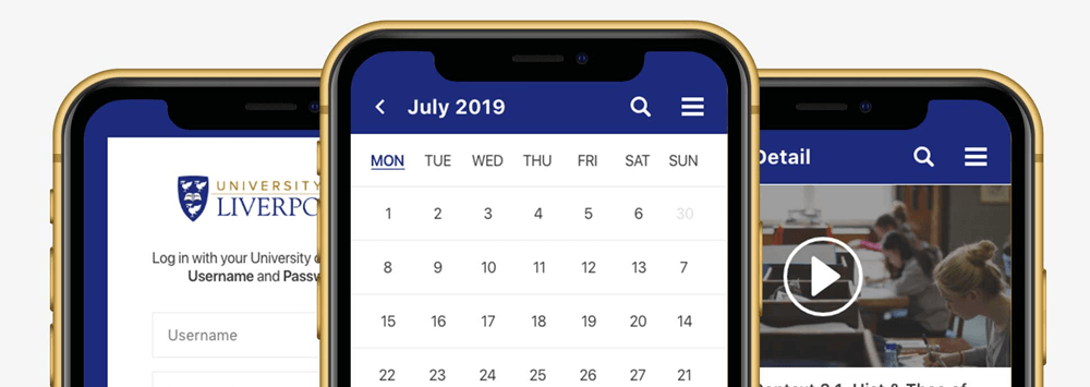 Timetables Mobile App Screens