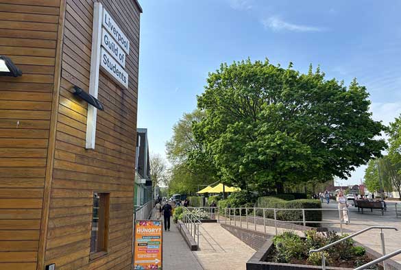 University of Liverpool Guild of Students garden space