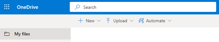 OneDrive Search Bar