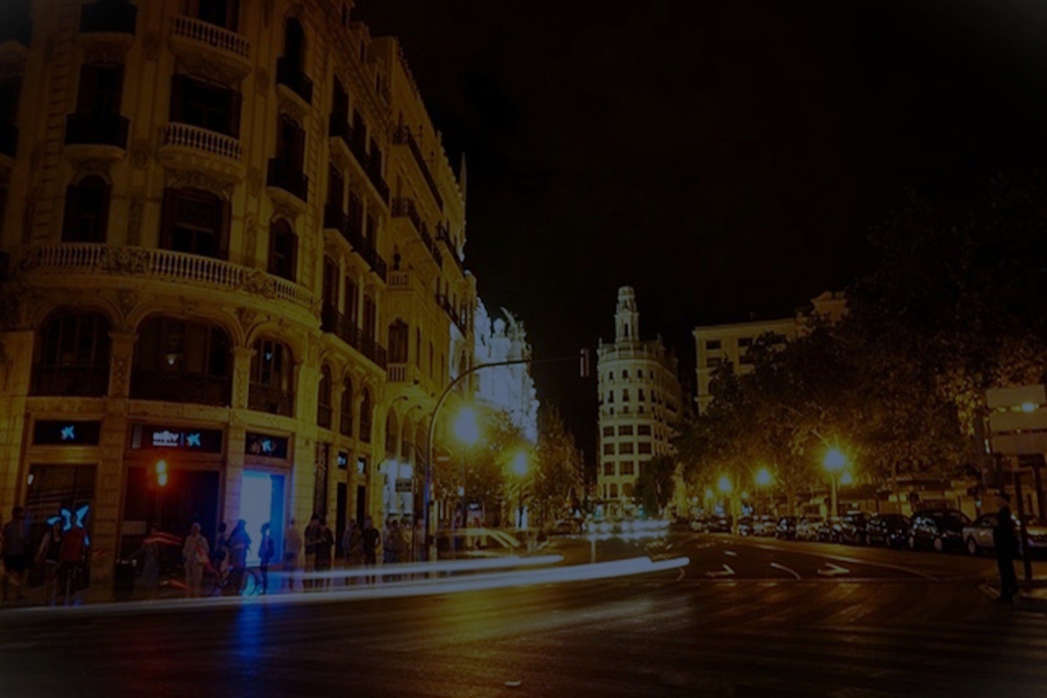 Valencia night time