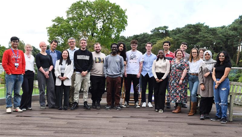 First year CDT PhD students at Ness Gardens