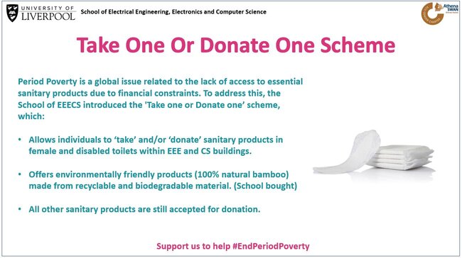 Image of Take one or donate one scheme poster