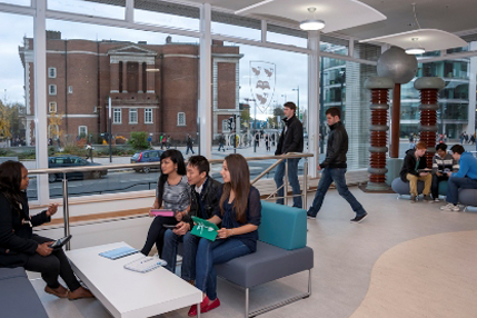 Students in Foyer