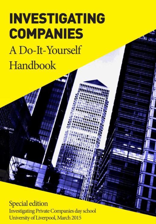 Investigating Companies report cover