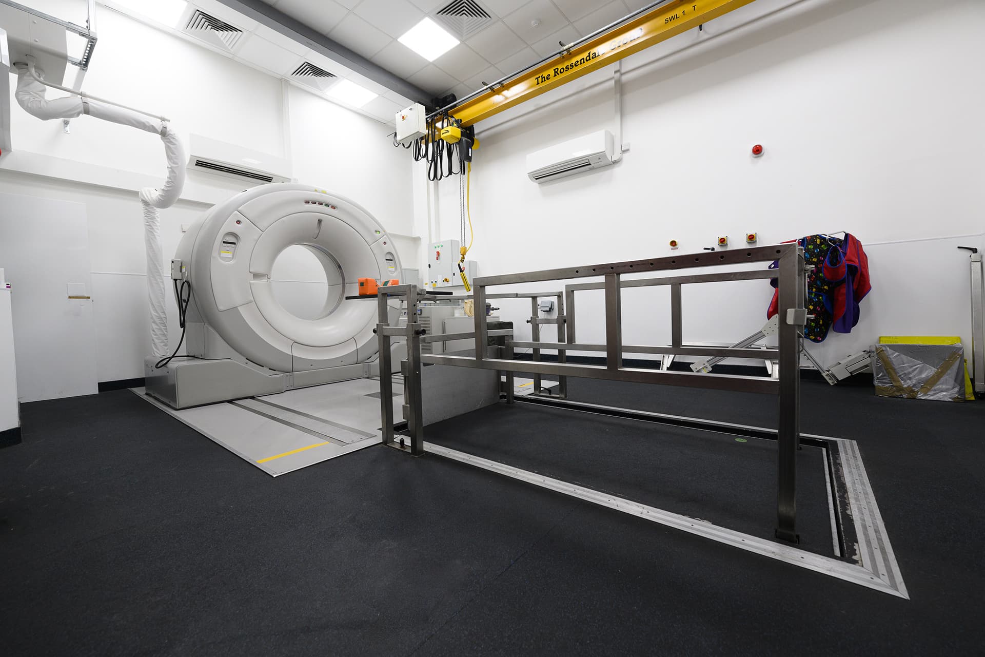 Computed tomography (CT) suite at Equine Hospital
