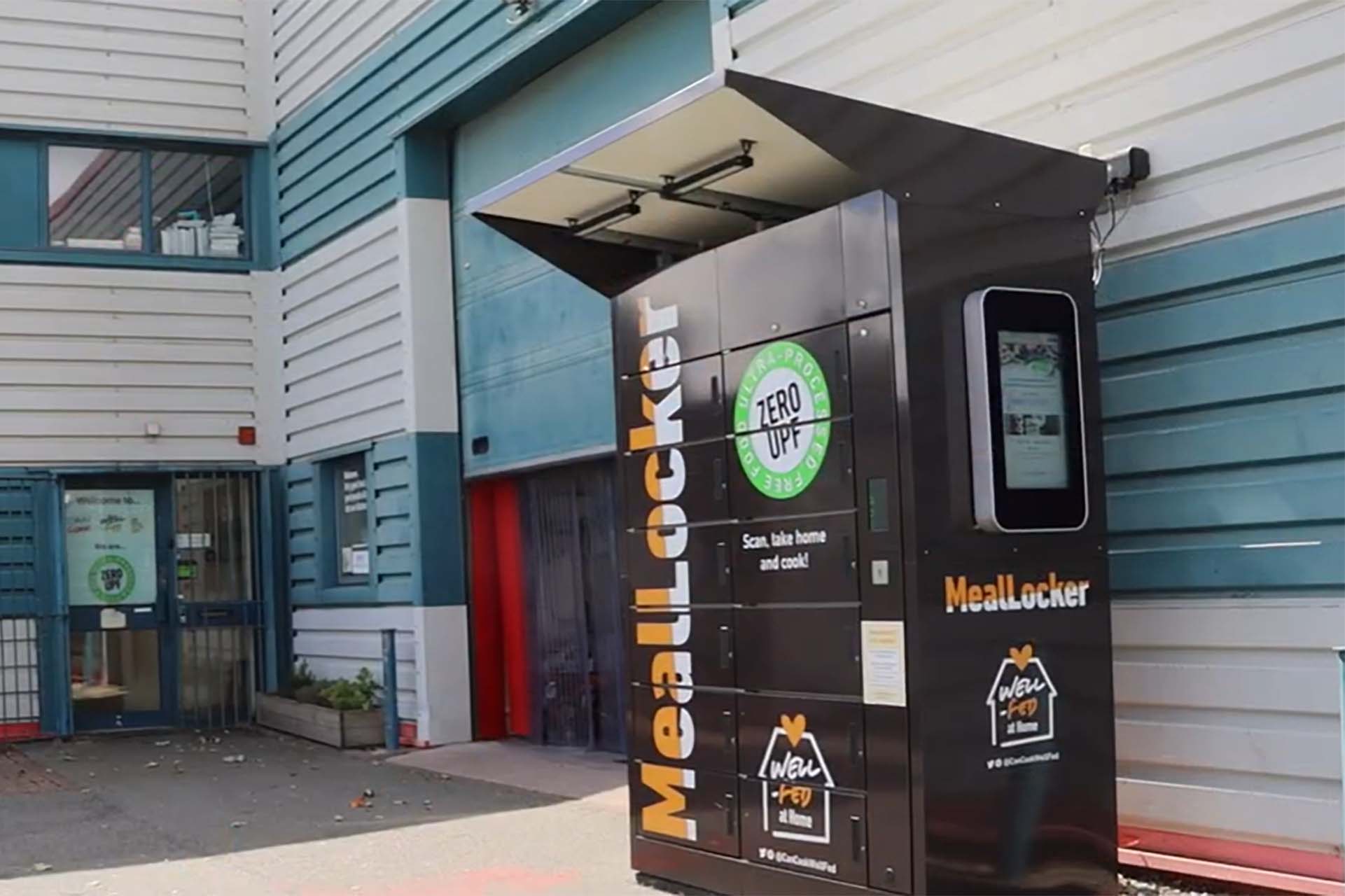 'Can Cook' project food locked outside of business headquarters