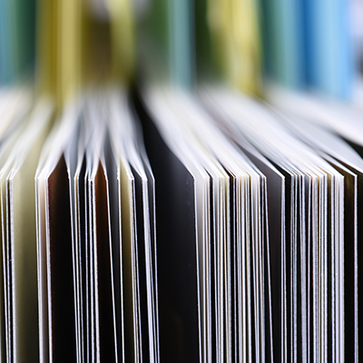 image of documents in filing cabinet