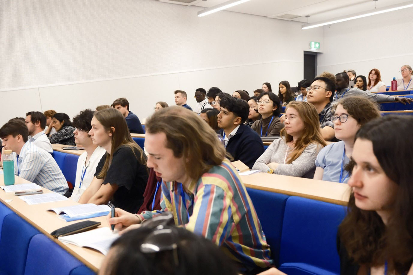 Seminar room full of students listening to talks at young statisticians meeting
