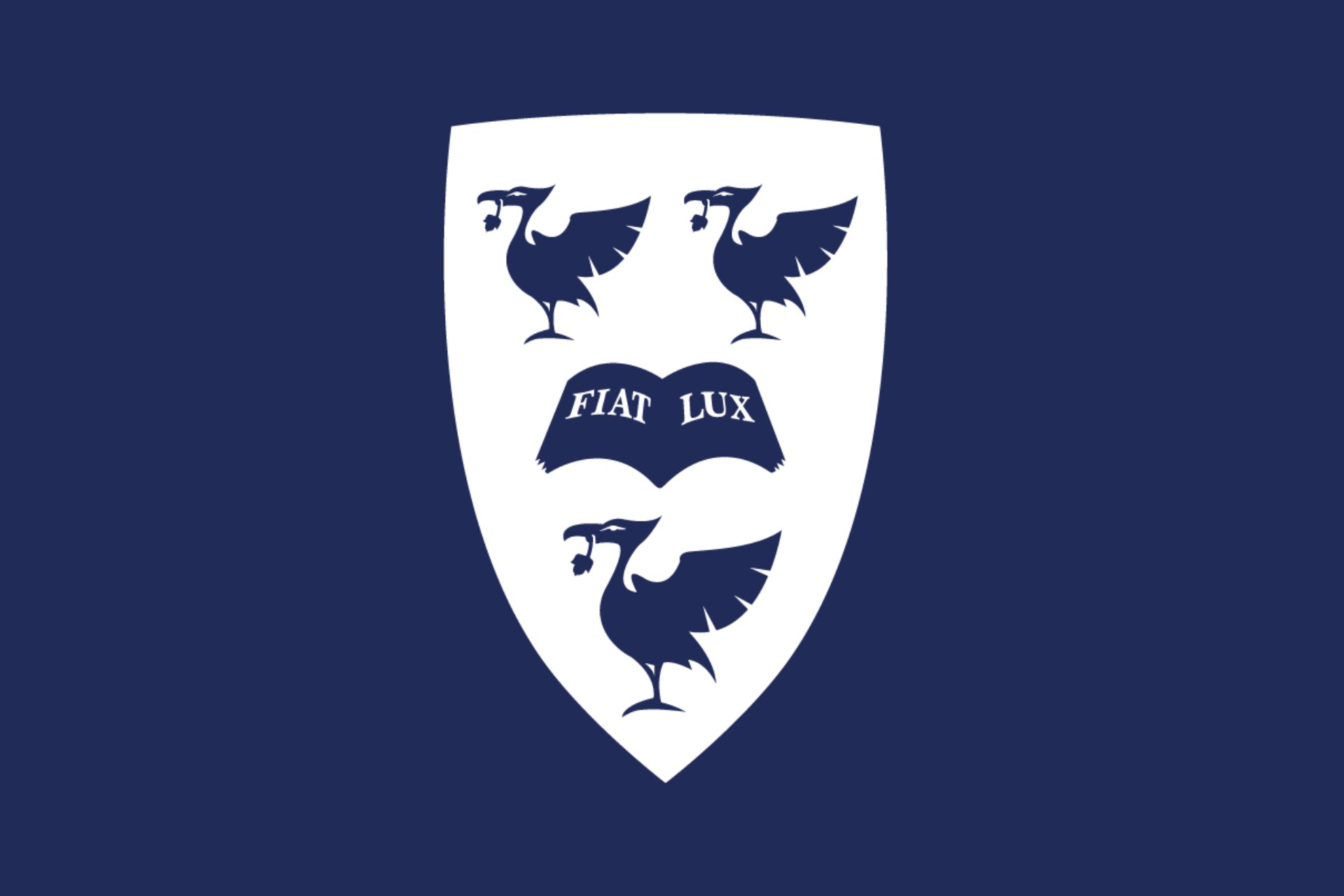 The University of Liverpool shield against a navy blue background.