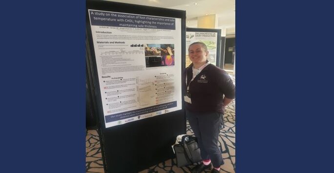 PhD student presents at the Total Dairy Conference 2023