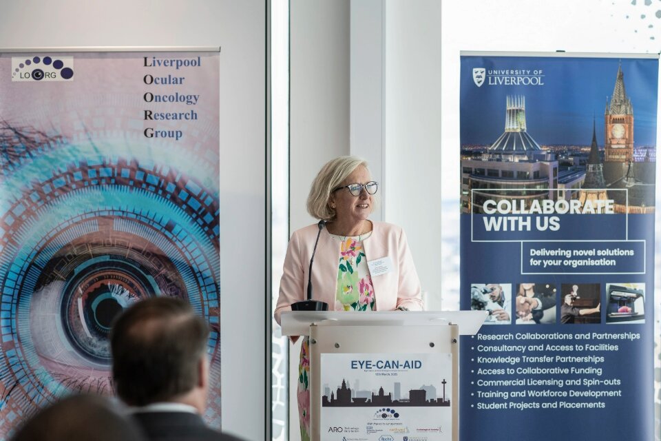 Sarah Coupland presenting a digital bioresource