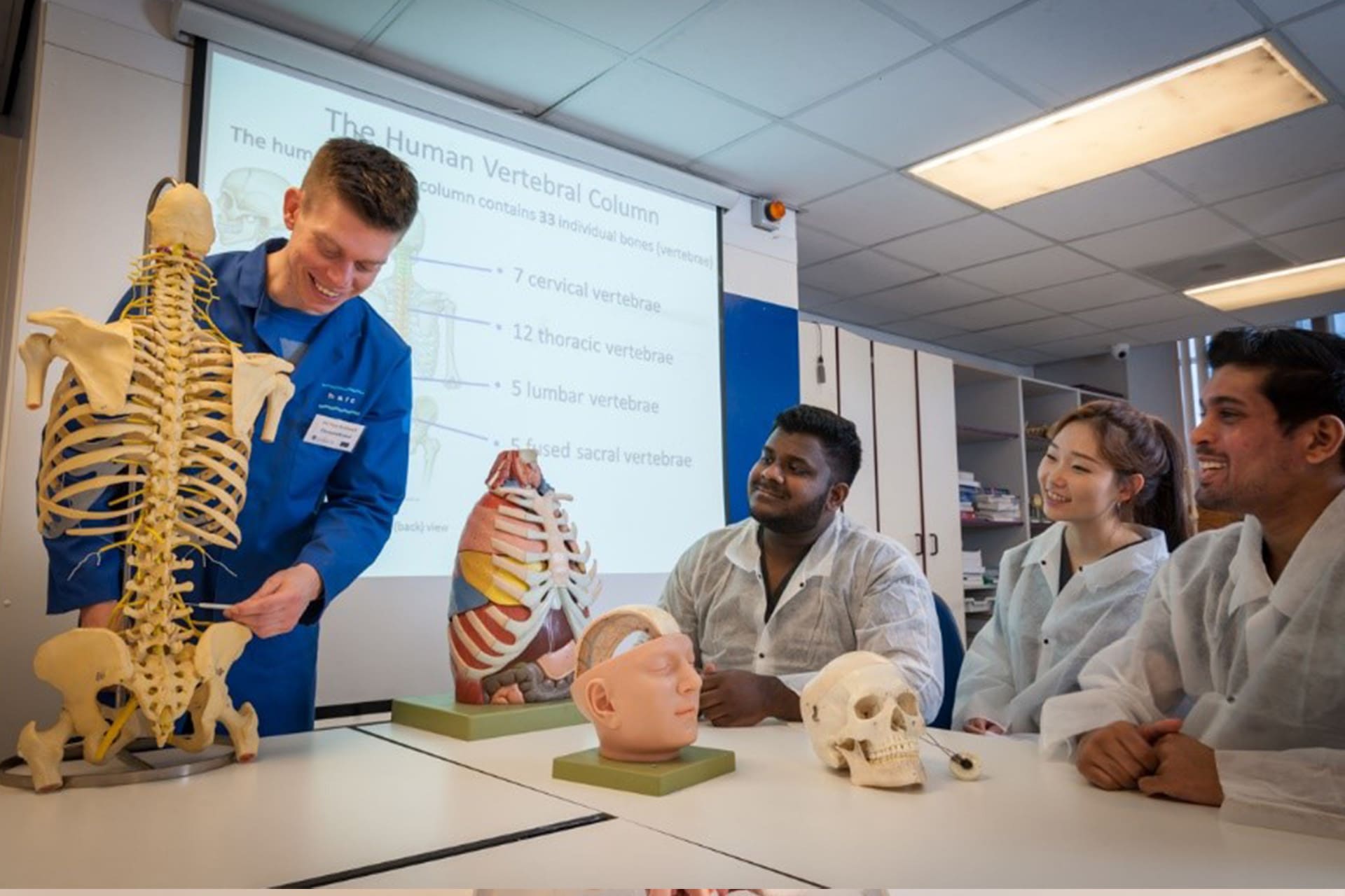 Undergraduate class being taught