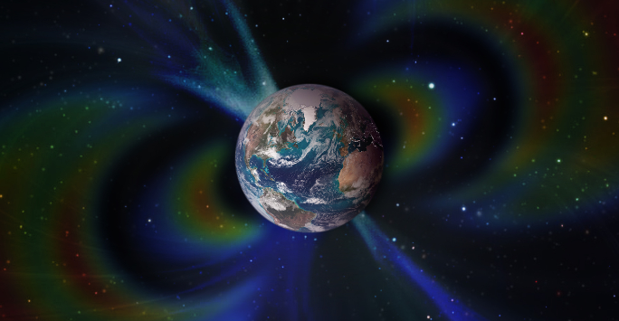 Earth's Magnetic Field - PNG image