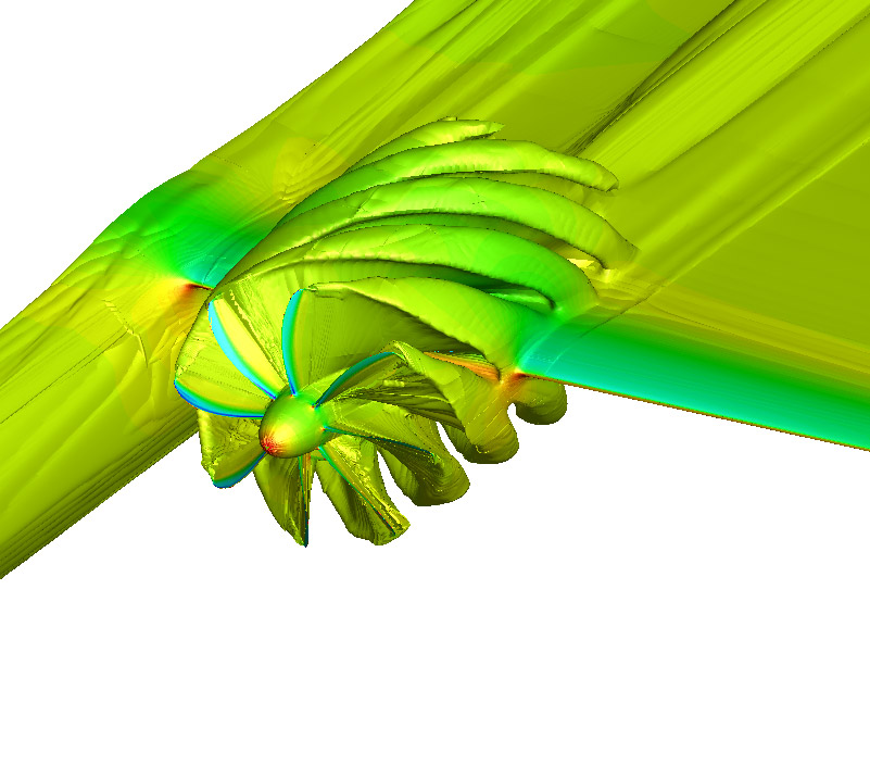 Baseline at 3080 steps with HMB P contours between 1.6 and 3.4, 50 levels