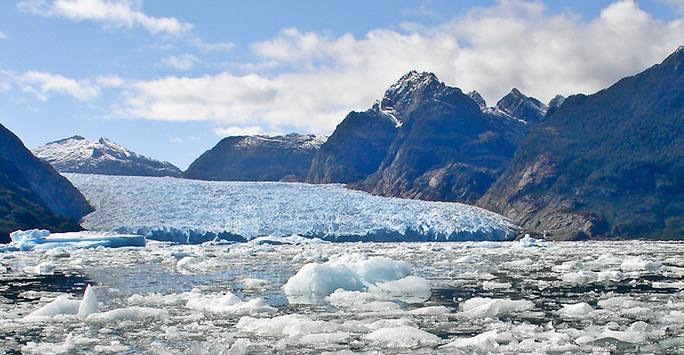 Antarctic ice melting