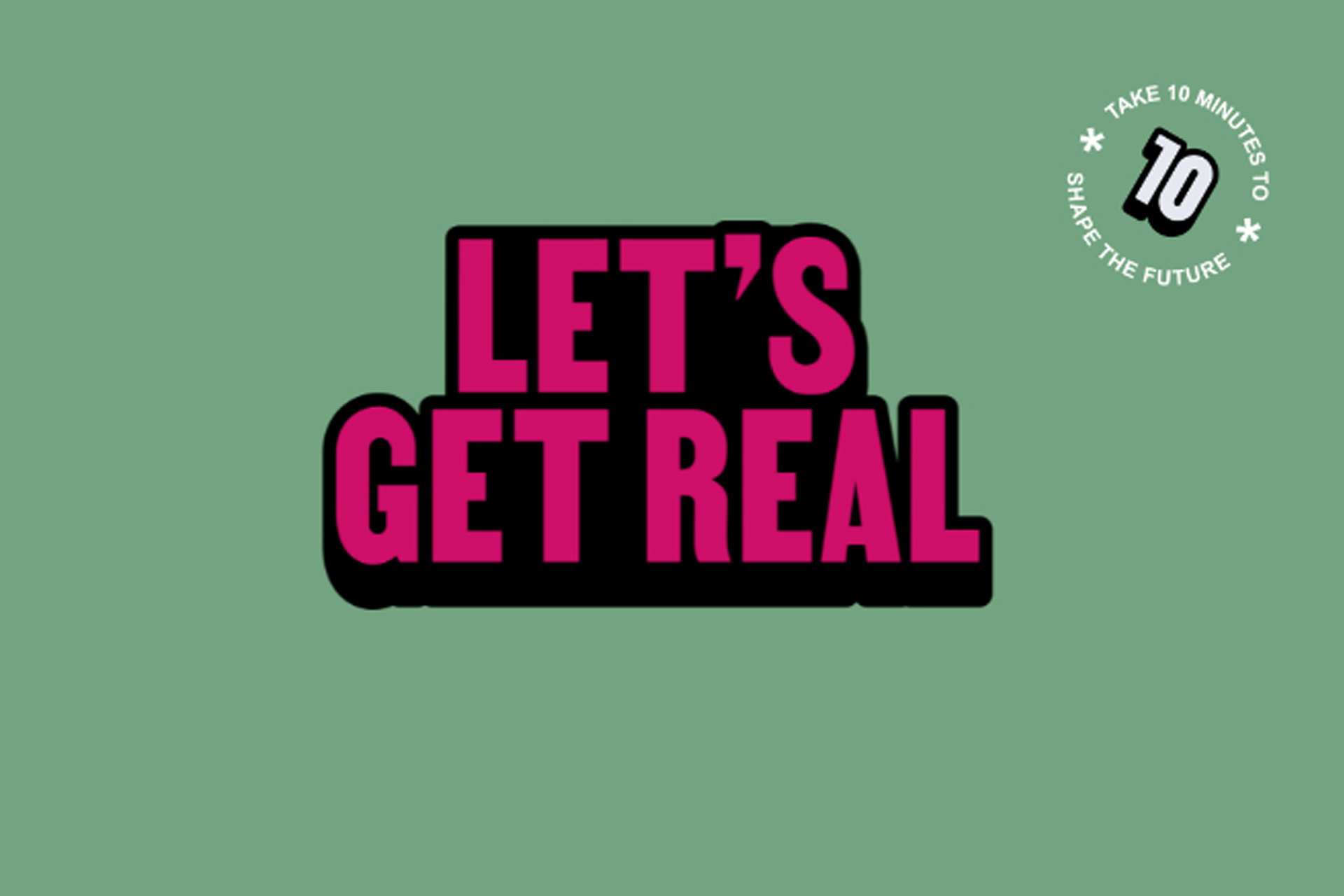 A text banner that says 