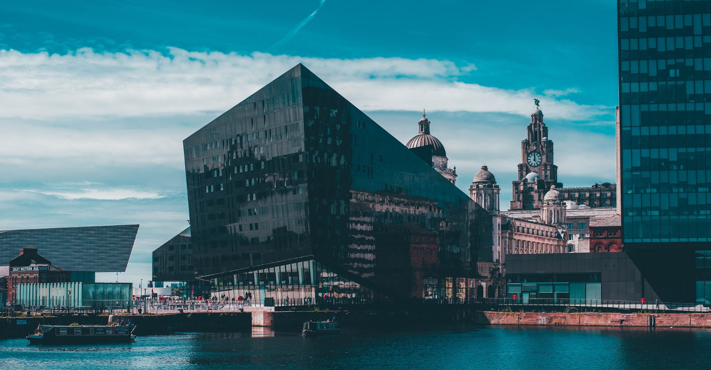 Liverpool waterfront building image
