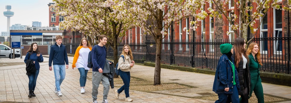 Students on campus