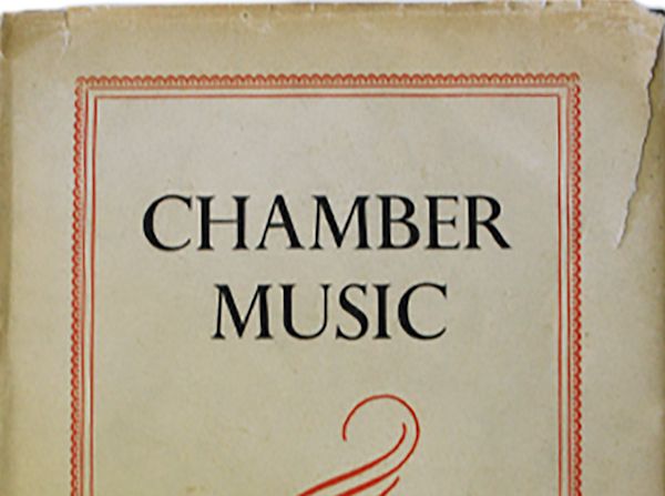 Cover of James Joyce's 'Chamber Music'.
