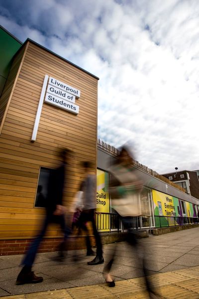 Exterior of Guild of Students, University of Liverpool