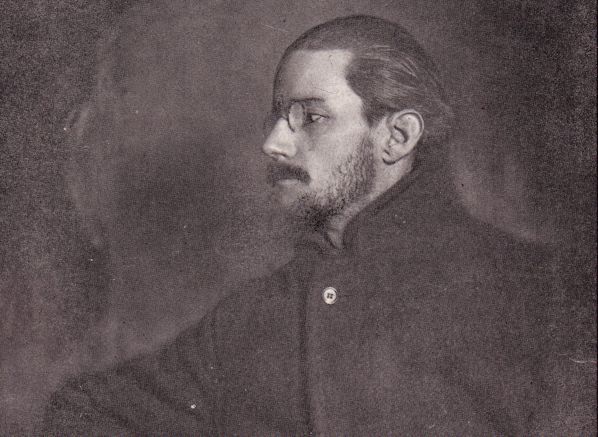 Portrait photograph of James Joyce