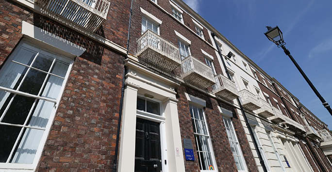 Georgian buildings on Abercromby Square