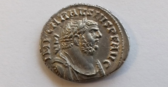 Coin of Carausius – the first British Emperor